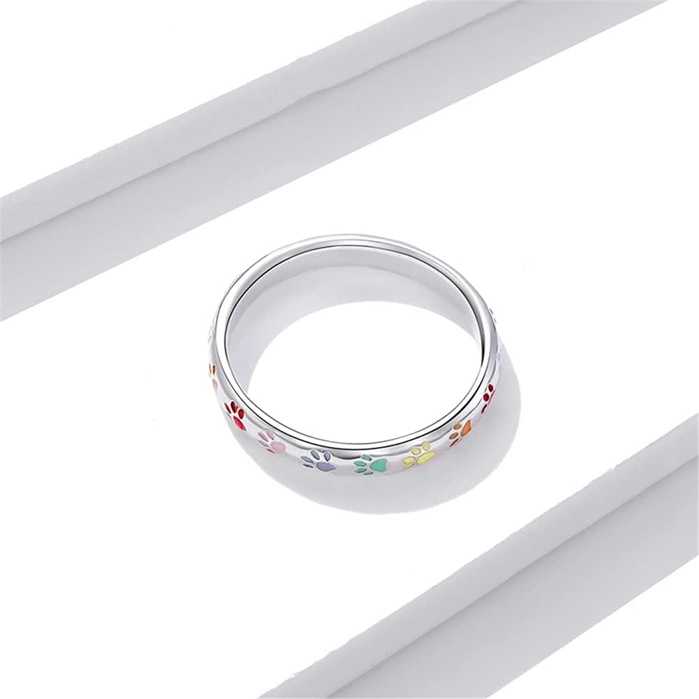 Eleganter Pfoten-Ring aus 925er Sterlingsilber von SENA