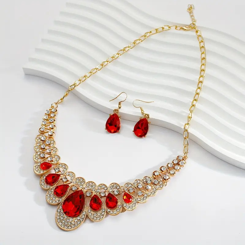 Maevina Crimselle Gold Schmuck-Set