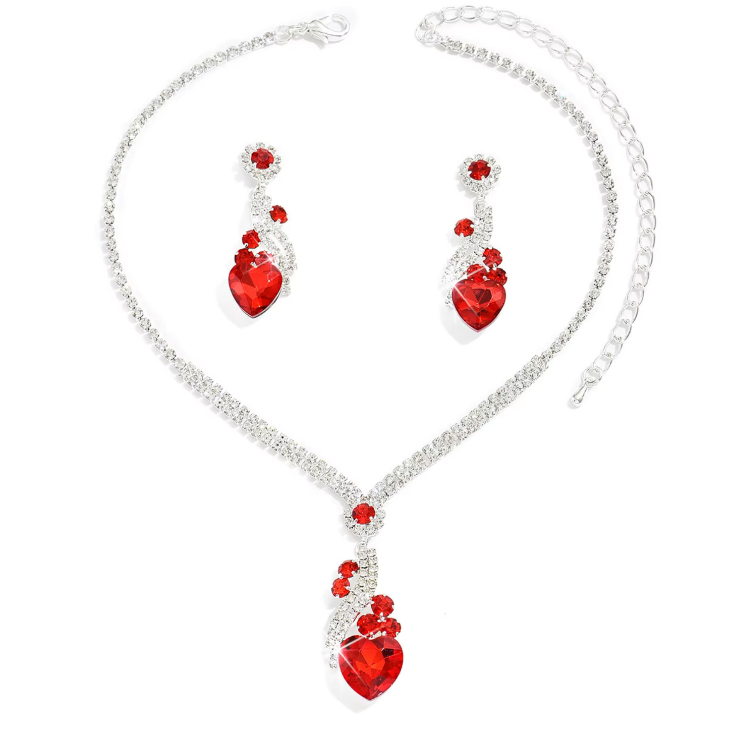 Luxusmode Rote Halskette