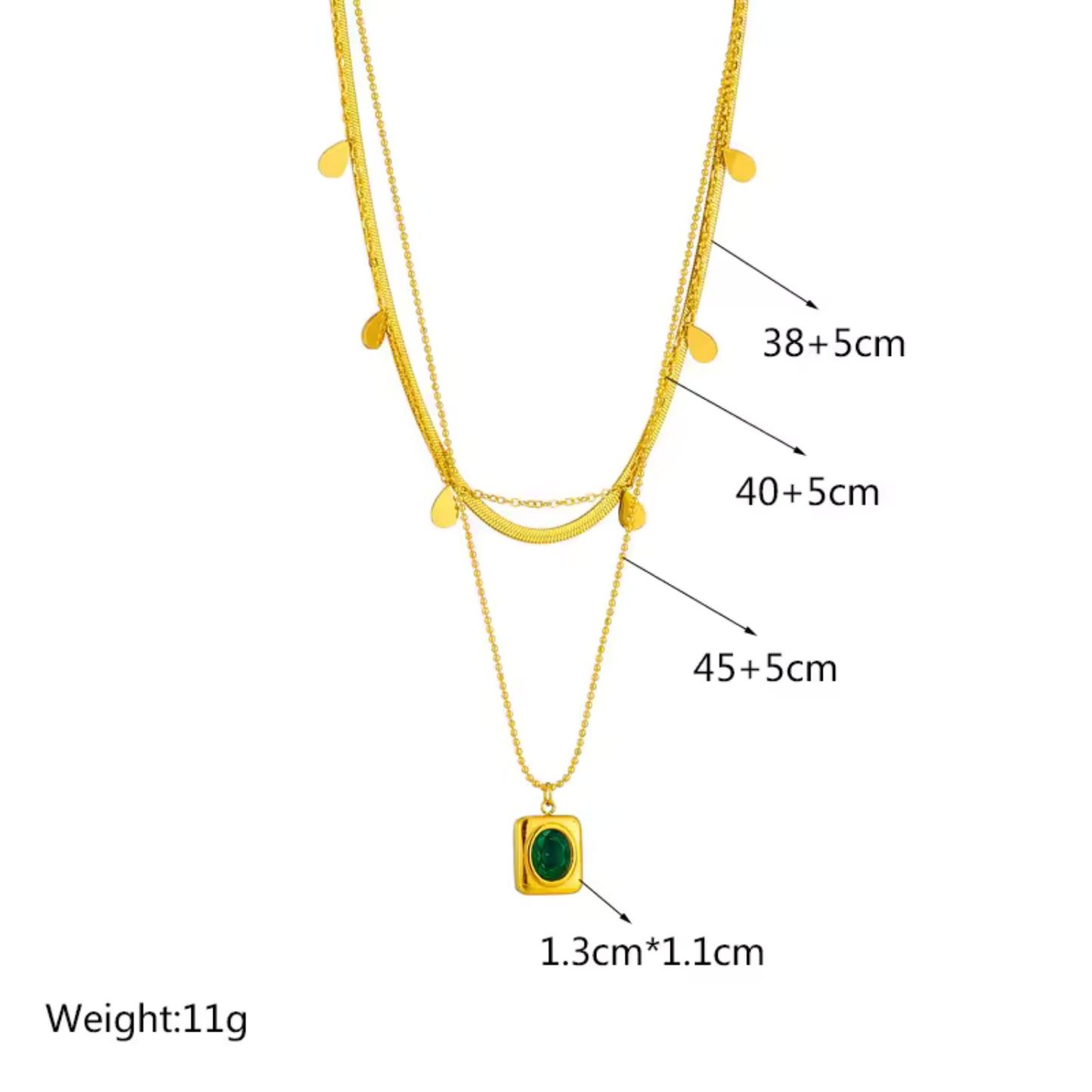 Serenna Virelle Halsketten-Set