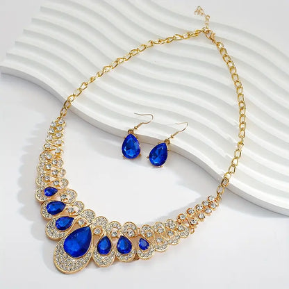 Maevina Saphire Gold Schmuckset