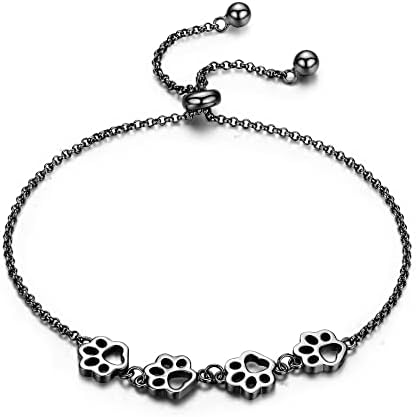 MELIA – Elegantes verstellbares Pfotenarmband aus hochwertigem 925er Sterlingsilber