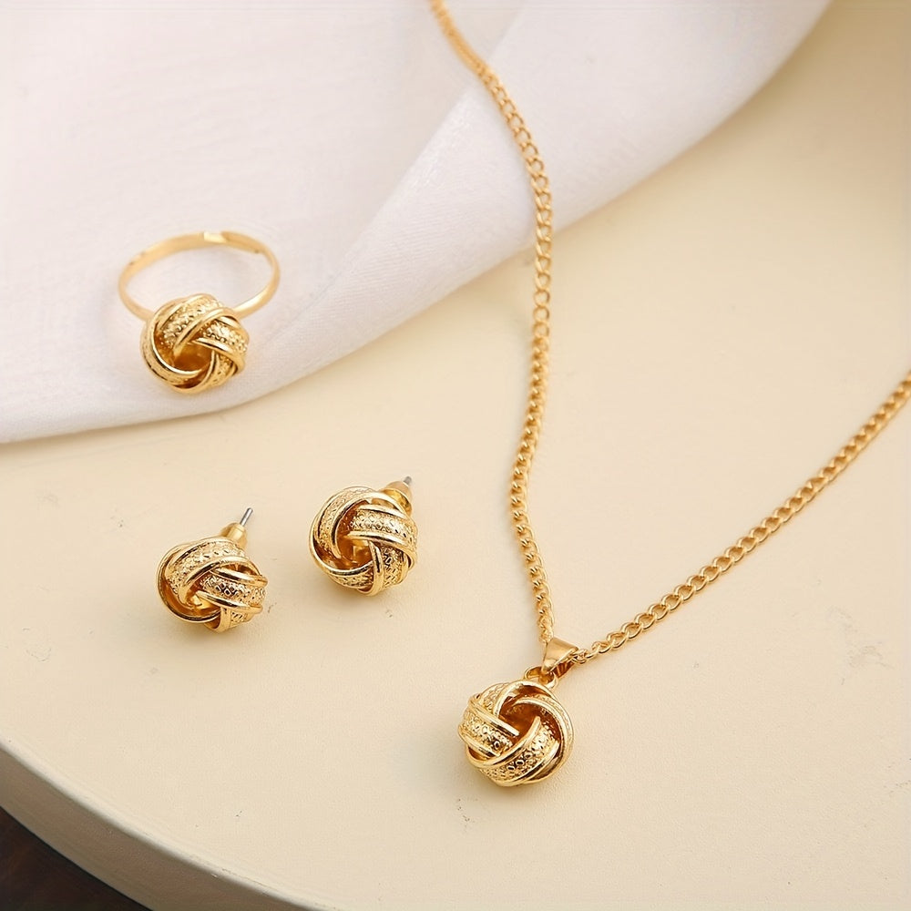 Vintage Boho Schmuckset – Knotendesign