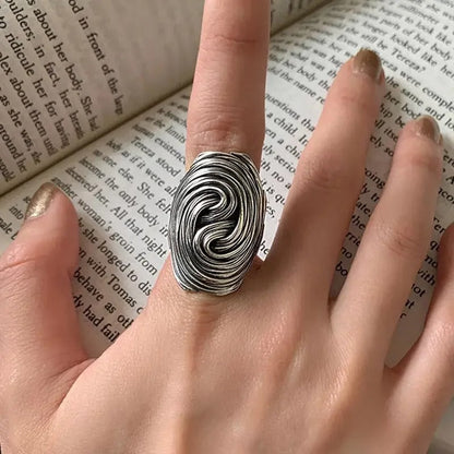 Vintage 925 Sterling Silber Baumknoten-Ring
