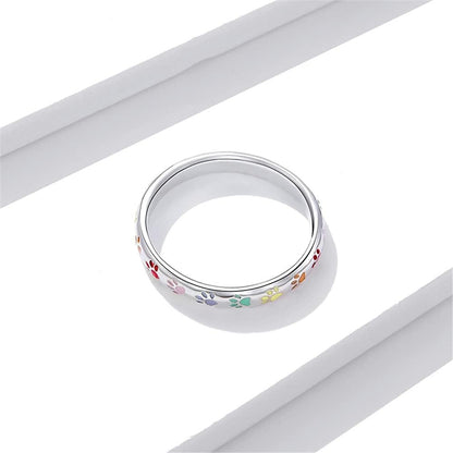 Eleganter Pfoten-Ring aus 925er Sterlingsilber von SENA