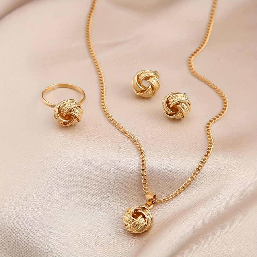 Vintage Boho Schmuckset – Knotendesign