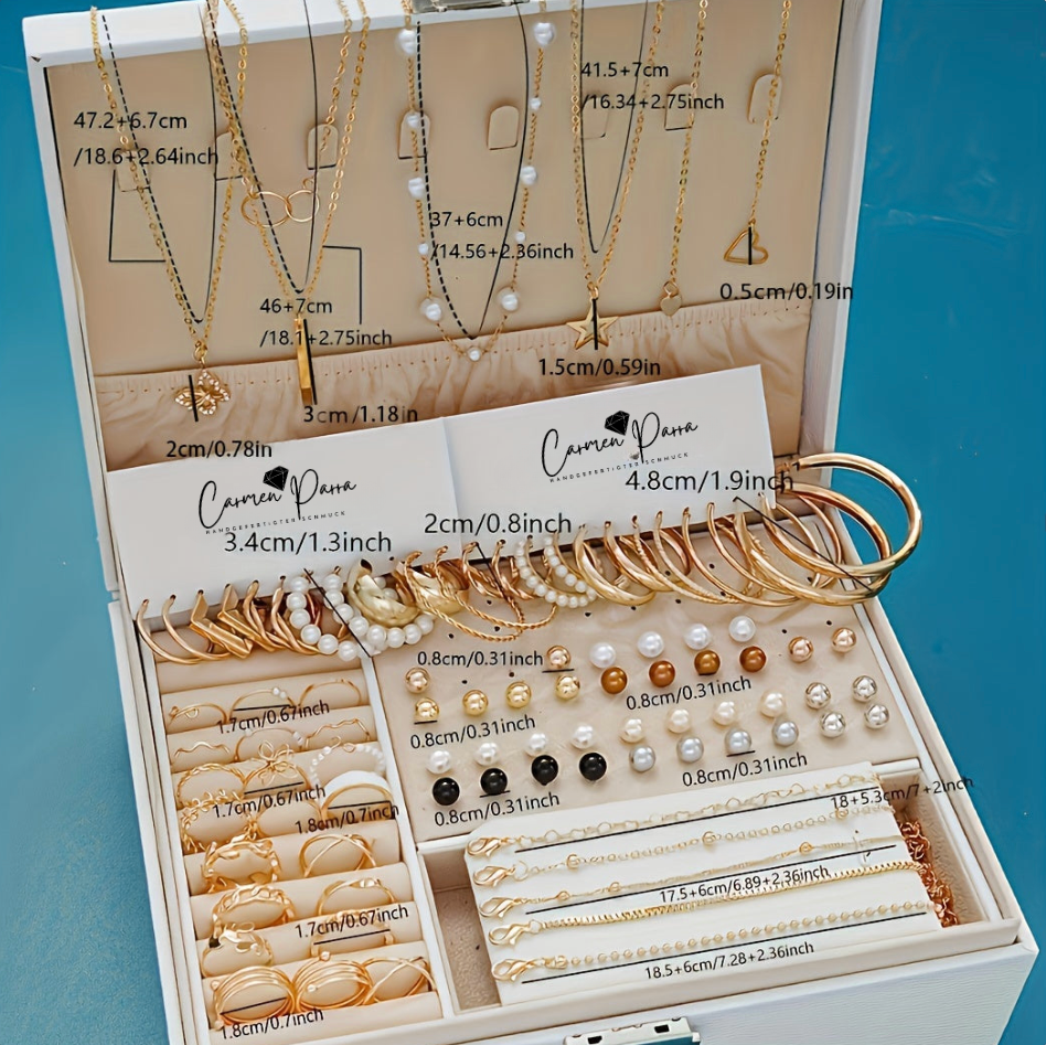 Elegantes Schmuck Set 86-teilig auf 50 Stk Limitiert