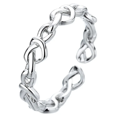 Ring mit geweihtem Herz aus 925er Sterlingsilber