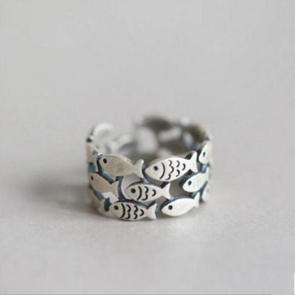Eleganter Fisch Ring