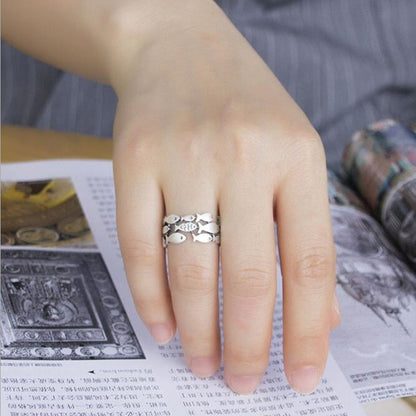 Eleganter Fisch Ring