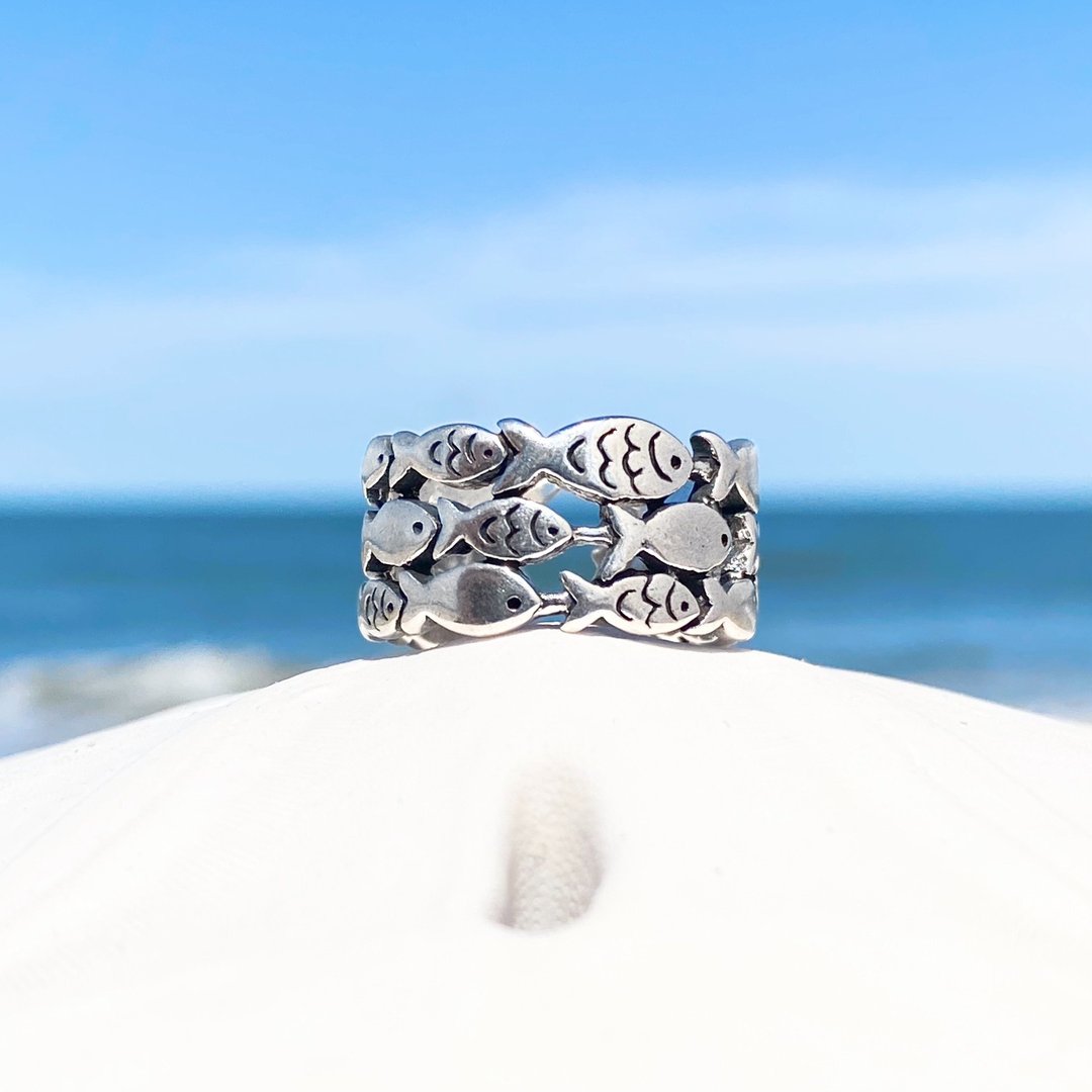 Eleganter Fisch Ring