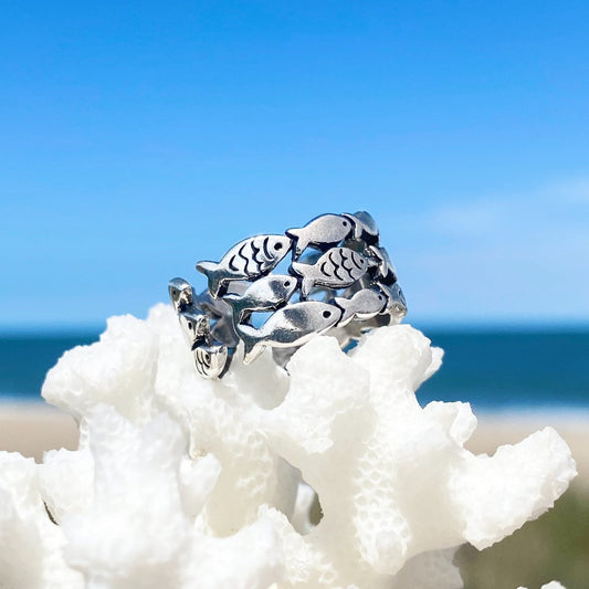 Eleganter Fisch Ring