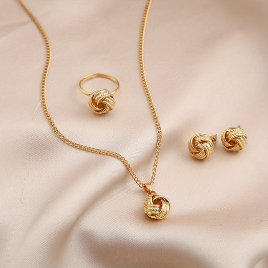 Vintage Boho Schmuckset – Knotendesign
