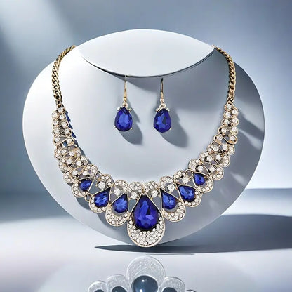 Maevina Saphire Gold Schmuckset